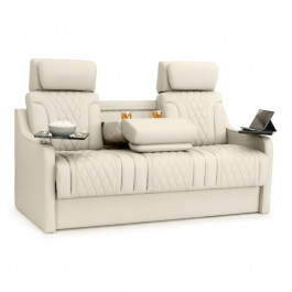 Qualitex Trailside Console DX RV Sofa Bed, RV Furniture