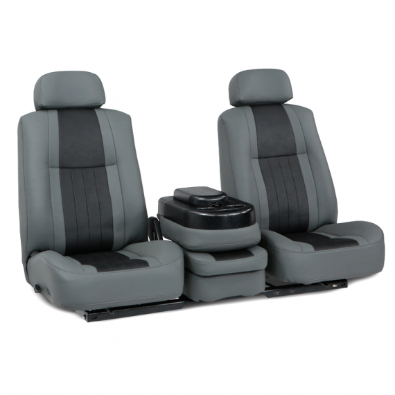 Qualitex American Classic 40-20-40 SUV Bench Seat, Fold-Forward & Recline Backs, Flip-Up Center Console w/ Storage, Fabric, Vinyl, or Leather, 20+ Colors