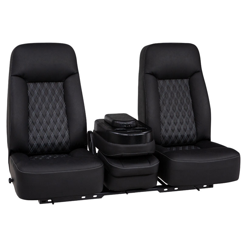 Qualitex Essence 40-20-40 Truck Bench Seat, Fold-Forward & Recline
