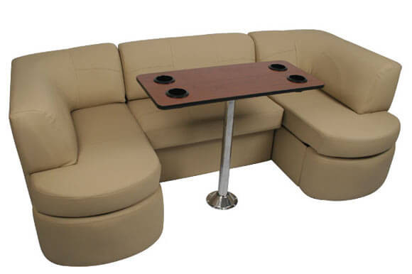 Qualitex Bordeaux Rv Dinette Booth Furniture 4seats Com - Travel Trailer Table Seat Covers