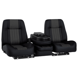 Qualitex American Classic Low Back 40-20-40 SUV Bench Seat, Two-Tone, Vinyl