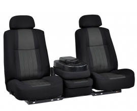 Qualitex American Classic 40-20-40 Truck Bench Seat, Two-Tone, Leather