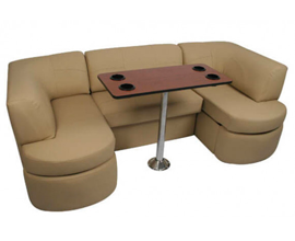 Qualitex Bordeaux RV Dinette Booth, 40", 44", 48" Wide