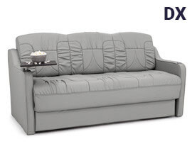 Qualitex De Leon DX RV Sofa Bed, 72" or 78" Wide, Ultimate Leather