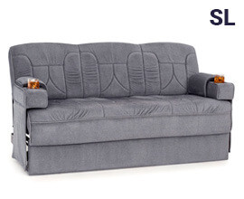 Qualitex De Leon SL RV Sofa Bed, 68" or 74" Wide, Fabric