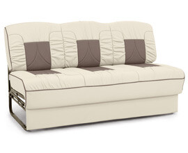 Qualitex De Leon RV Sofa Bed, Two-Tone, 66" or 72" Wide, Ultimate Leather
