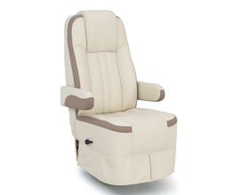 Qualitex Discovery Ford Transit Captains Chairs, Two-Tone, Ultimate Leather