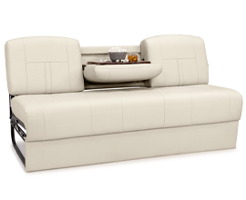 Qualitex Ethos Console RV Sofa Bed, 66" or 72" Wide, Ultimate Leather