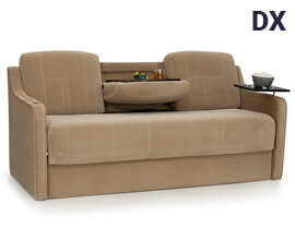 Qualitex Ethos Console DX RV Sofa Bed, 72" or 78" Wide, Fabric
