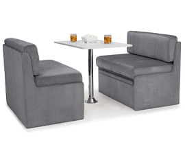 Qualitex Ethos RV Dinette, Bed with Storage, 40" Wide, Fabric