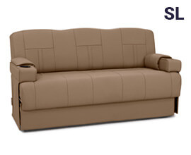 Qualitex Ethos SL RV Sofa Bed, 68" or 74" Wide, Ultimate Leather