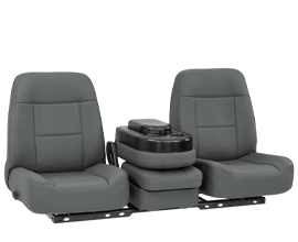 Qualitex Express SUV Low Back 40-20-40 SUV Bench Seat, Leather
