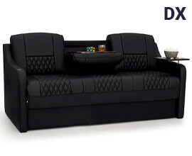 Qualitex Gravitas Console DX RV Sofa Bed, 72" or 78" Wide, Ultimate Leather