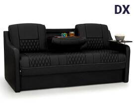 Qualitex Gravitas Console DX RV Sofa Bed, Two Tone, 72" or 78" Wide, Ultimate Leather