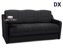 Qualitex Gravitas DX RV Sofa Bed, 72" or 78" Wide, Ultimate Leather