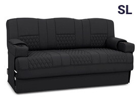 Qualitex Gravitas SL RV Sofa Bed, 68" or 74" Wide, Ultimate Leather