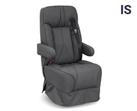Qualitex Hampton IS Ford Transit Captain Chairs, Integrated Seatbelt