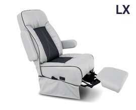 Qualitex Hampton LX RV Captain Chairs, Power Legrest