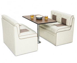 Qualitex Hampton RV Dinette Furniture, 36", 38", 40", 42", 44", 48" Wide