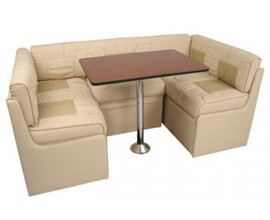 Qualitex Livingston RV Dinette Booth, 40", 44", 48" Wide