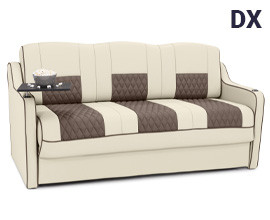 Qualitex Monument DX RV Sofa Bed, Two-Tone, 72" or 78" Wide, Ultimate Leather