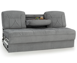 Qualitex De Leon Console RV Sofa Bed, 66" or 72" Wide, Fabric