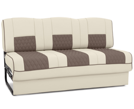 Qualitex Monument RV Sofa Bed, Two-Tone, 66" or 72" Wide, Ultimate Leather