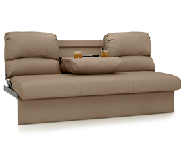 Qualitex Venture RV Jackknife Sofa Bed, 68" Wide, Ultimate Leather