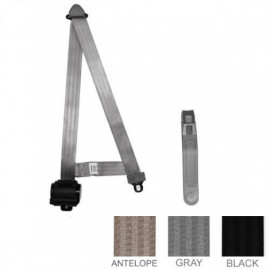 3 Pt. Retractable Seat Belt 2" Top W/11" Buckle