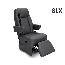 Qualitex Ethos SLX RV Captain Chairs, Integrated Seatbelt, Power Legrest, Ultimate Leather