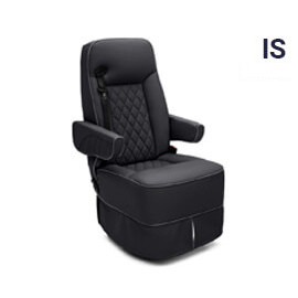 Qualitex Gravitas IS RV Captains Chairs, Integrated Seatbelt, Two Tone Ultimate Leather