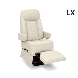 Qualitex Ethos LX RV Captain Chairs, Power Legrest, Ultimate Leather