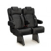Qualitex Sprinter VIP Passenger Van 2-Seat Replacement Row Kit (2007-2018, & 2019+), 46.5" Wide, Ultimate Leather