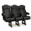 Qualitex Sprinter VIP Passenger Van 3-Seat Replacement Row Kit (2007-2018, & 2019+), 68.75" Wide, Ultimate Leather