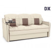 Qualitex De Leon DX RV Sofa Bed, Two-Tone, 72" or 78" Wide, Ultimate Leather