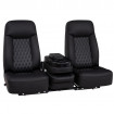 Qualitex Essence 40-20-40 Truck Bench Seat, Vinyl