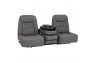 Qualitex K10 40-20-40 Low Back SUV Bench Seat, Fold-Forward & Recline Backs, Flip-Up Center Console w/ Storage, Fabric, Vinyl, or Leather, 20+ Colors