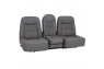 Qualitex K10 40-20-40 Low Back SUV Bench Seat, Fold-Forward & Recline Backs, Flip-Up Center Console w/ Storage, Fabric, Vinyl, or Leather, 20+ Colors