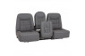 Qualitex K10 40-20-40 Low Back SUV Bench Seat, Fold-Forward & Recline Backs, Flip-Up Center Console w/ Storage, Fabric, Vinyl, or Leather, 20+ Colors