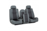 Qualitex American Classic 40-20-40 SUV Bench Seat, Fold-Forward & Recline Backs, Flip-Up Center Console w/ Storage, Fabric, Vinyl, or Leather, 20+ Colors