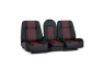 Qualitex American Classic Low Back 40-20-40 SUV Bench Seat, Fold-Forward & Recline Backs, Flip-Up Center Console w/ Storage, Fabric, Vinyl, or Leather, 20+ Colors