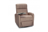 Qualitex Concord RV Swivel Recliner, Ultimate Leather, Powered Headrest, Power Recline, Desert Taupe