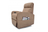 Qualitex Concord RV Swivel Recliner, Ultimate Leather, Powered Headrest, Power Recline, Desert Taupe