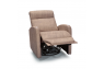 Qualitex Concord RV Swivel Recliner, Ultimate Leather, Powered Headrest, Power Recline, Desert Taupe