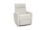 Qualitex Concord RV Swivel Recliner, Ultimate Leather, Power Recline, Macadamia