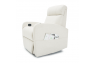 Qualitex Concord RV Swivel Recliner, Ultimate Leather, Power Recline, Macadamia