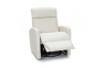 Qualitex Concord RV Swivel Recliner, Ultimate Leather, Power Recline, Macadamia