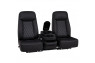 Qualitex Essence 40-20-40 Truck Bench Seat, Fold-Forward & Recline Backs, Flip-Up Center Console w/ Storage, Fabric, Vinyl, or Leather, 20+ Colors