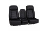 Qualitex Essence 40-20-40 Truck Bench Seat, Fold-Forward & Recline Backs, Flip-Up Center Console w/ Storage, Fabric, Vinyl, or Leather, 20+ Colors
