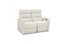 Qualitex Tribute RV Loveseat Recliner, Ultimate Leather, Manual Recline, Macadamia